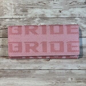 Bride Racing Women's Ladies Wallet Clutch Trifold Fabric Pink